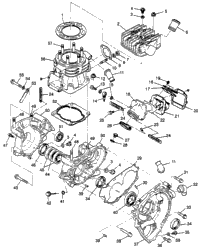 Crankcase & Cylinder Scrambler 400L