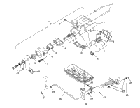 Rear Brake Assembly Trail Boss