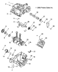 Crankcase & Crankshaft /At/Ax/Ay/Az