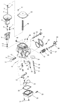 Carburetor Xplorer 500