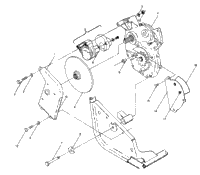 Right Hand Gearcase & Brake Mounting