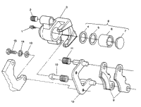 Front Brake Assembly 6X6 250