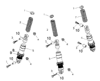 Suspension, Shocks A08ka09ac