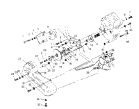 Gearcase/Brake & Chain Cover Mounting Scrambler
