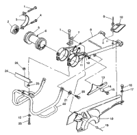 Swing Arm/Guard Mounting 6X6 350L W938739