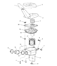 Air Box Assembly 6X6 400L U.S. , Swedish S958740 & Norwegian N95