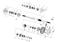 Middle Drive Assembly 6X6 300