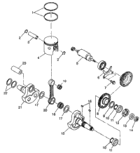 Piston & Crankshaft Xpress (4939603960D008)