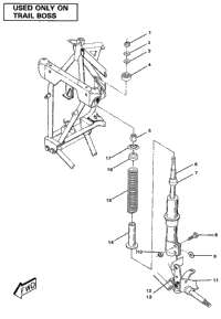 Strut Assemblytrail Boss