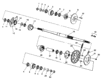 Omiddle Drive Assembly 6X6 350L W938739