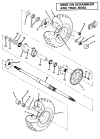 Rear Wheel Drive Assembly