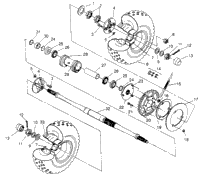 Rear Wheel Drive Assembly Xplorer 300