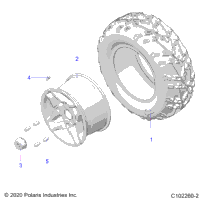 Wheels, Rear Tire A23ses57fl/Fz/Cl/Cz