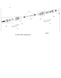 Drive Train, Rear Half Shaft (100511)