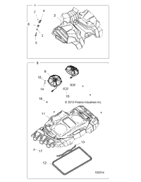 Engine, Cooling System, Fans And Shrouds