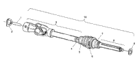 Cv Joint 6X6 250