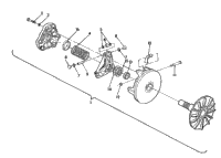 Drive Clutch Assembly 250 2X4 Update