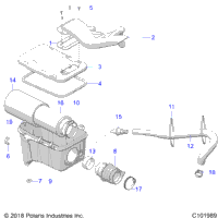 Engine, Air Intake System A19sep57c1/Ses57c1/2/5/K/E1/E2/E5/Ek/Set57c1/2/E1/E2/Sef57c2