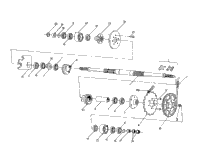 Middle Drive Assembly 250 6X6