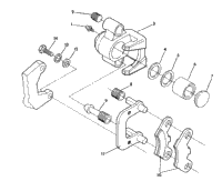 Front Brake Assembly Trail Blazer