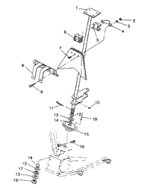 Steering Post Assembly 4X4 250