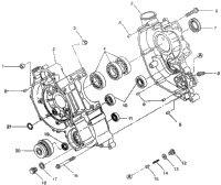 Crankcase Magnum 4X4 & Swedish Magnum 4X4 S968144