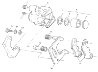 Front Brake Assembly Swedish 4X4 400L