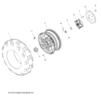 Wheels, Front Tire & Brake Disc A17sws57c2/E2