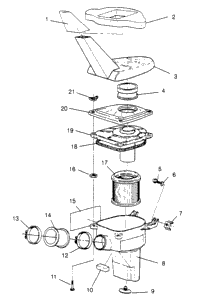 Air Box Assembly Trail Blazer