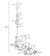 Gear Selector 6X6 400L, U.S. , Swedish S958740
