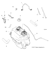 Body, Fuel Tank Asm. A18shd57b9/E57bb/E57bs