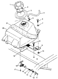 Fuel Tank Scrambler 400L