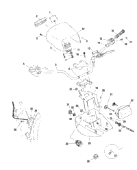 Handlebar & Headlight Pod /Da