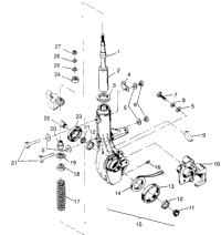 Front Strut Assembly Xplorer 400L