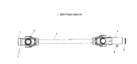 Prop Shaft, Front /Ab/Ac