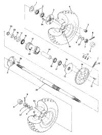 Rear Wheel Drive Assembly 350 2X4