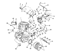 Engine Mounting Magnum 2X4