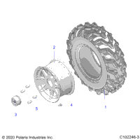 Wheels, Front Tire A23s6e57fk