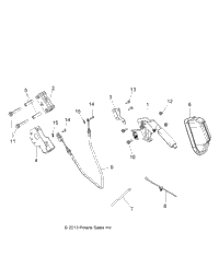 Brakes, Park Brake Lever Asm