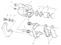 Middle Axle Brake Assembly 6X6 400L U.S. , Swedish S958740 & N