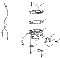 Controls Throttle Asm./Cable