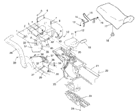 Rear Cab & Seat Xpress 300 W969530 & Xpress 400