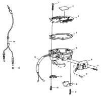Controls Throttle Asm./Cable Xplorer 400L