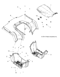 Body, Rear Cab, Seat & Footwells
