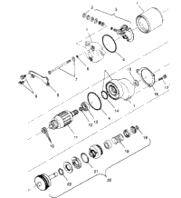 Starting Motor 2X4 400L