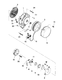 Recoil Starter Assembly 350 2X4 Update