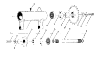 Details Front Drive Assembly Center Tightener Assembly Pn 1380001