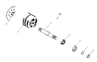 Front Tightener Assembly P/N 1380024 250 4X4
