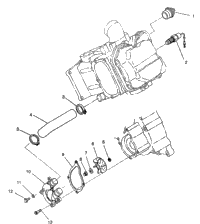 Water Pump Magnum 6X6 W968744 & Magnum 6X6 Swedish