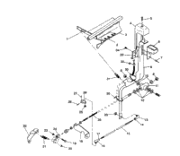Shift Linkage Assembly 2X4 350L
